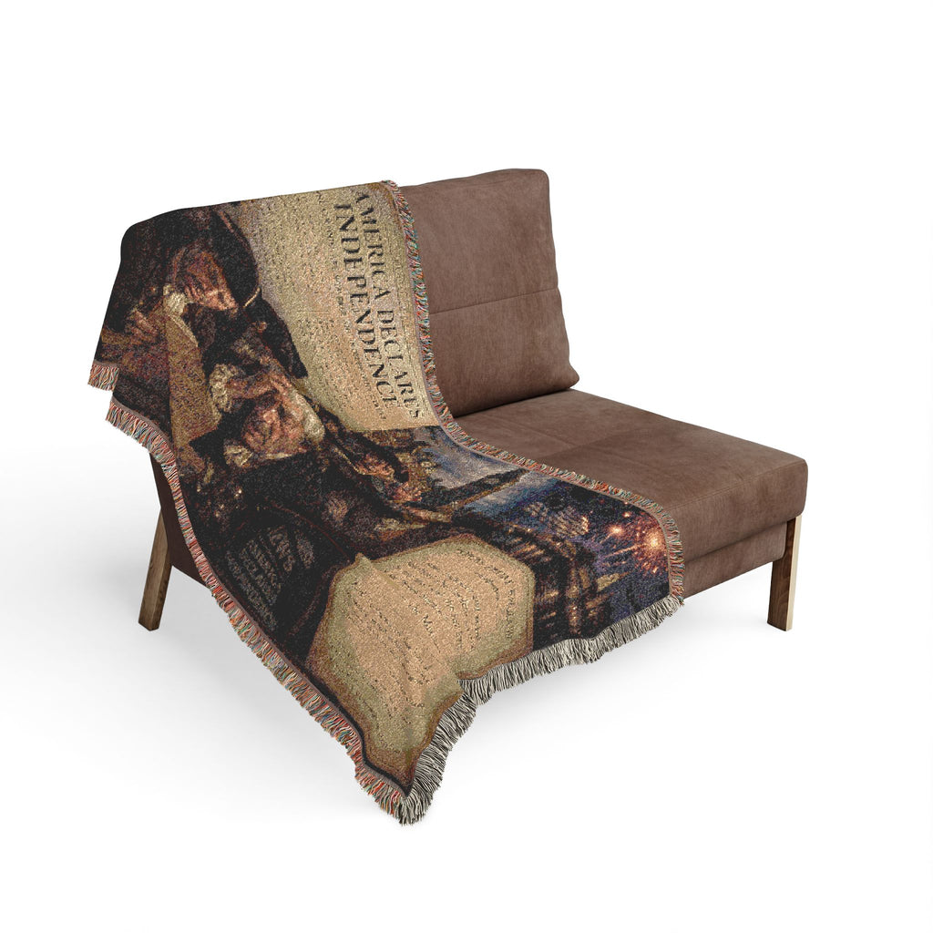 4th of July 250th Commemorative Woven Blanket — Patriot's Pride