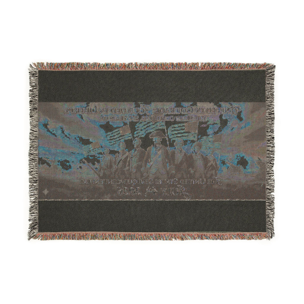 Patriotic Woven Blanket — America's 250th Anniversary | 4th of July