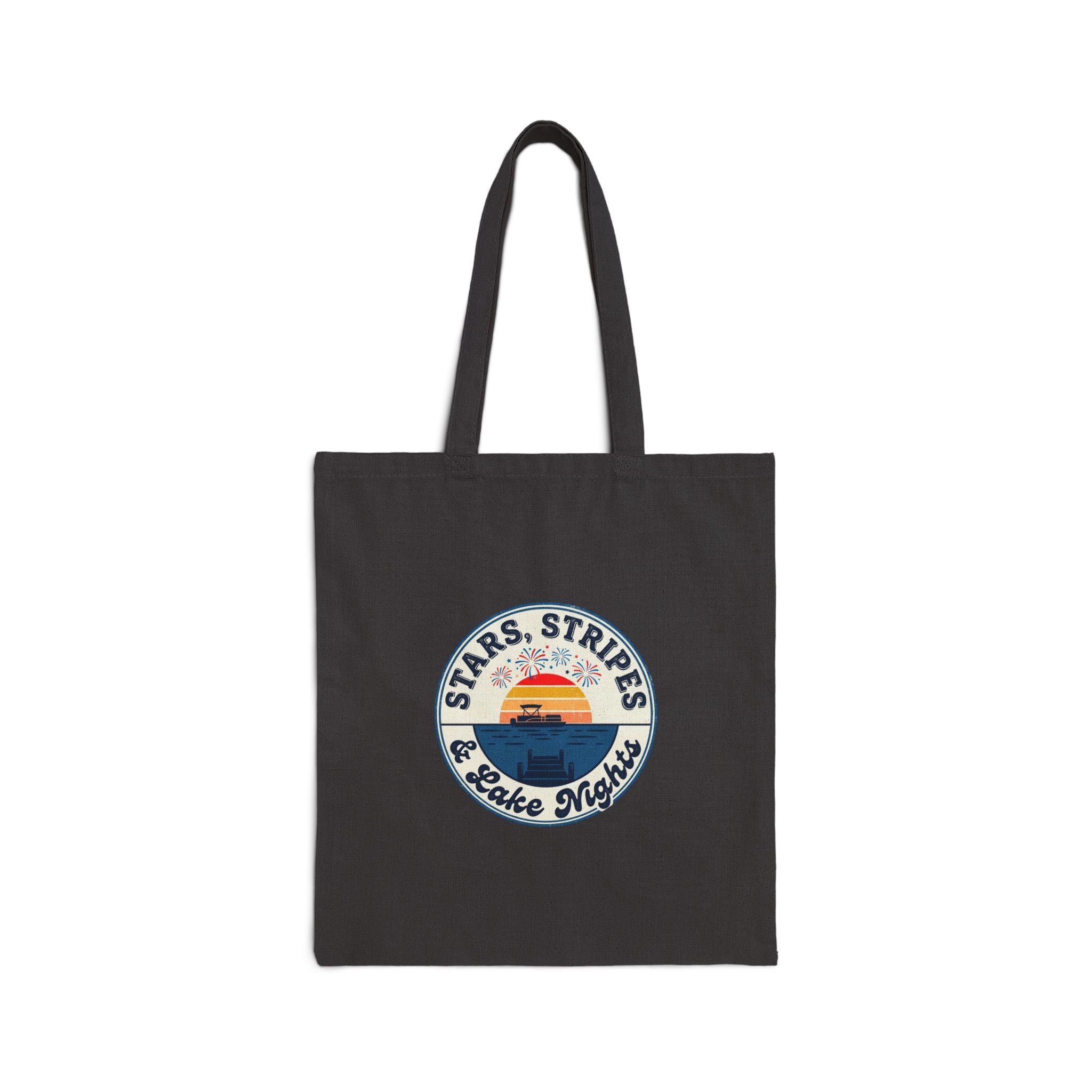 Vintage Americana Sunset Tote | 4th of July, stars and stripes