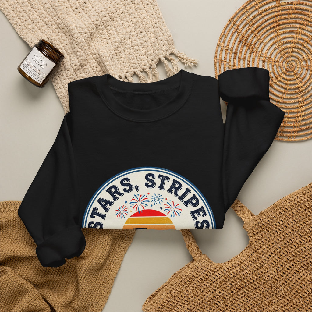 Patriotic 4th of July Crewneck Sweatshirt — 250th Anniversary Design