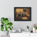 Patriotic Framed Horizontal Poster — 4th of July 250th Anniversary Print