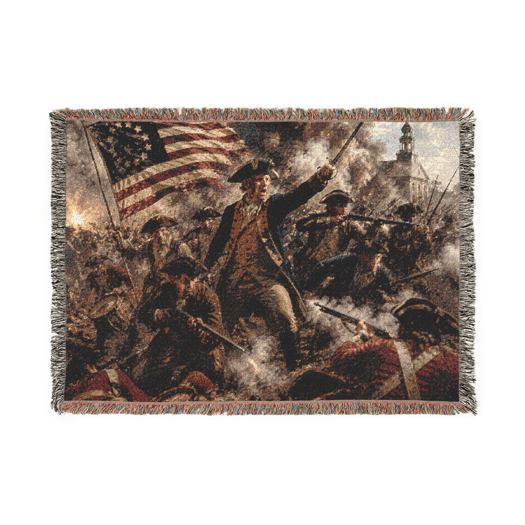 4th of July 250th Commemorative Woven Blanket — American Heritage