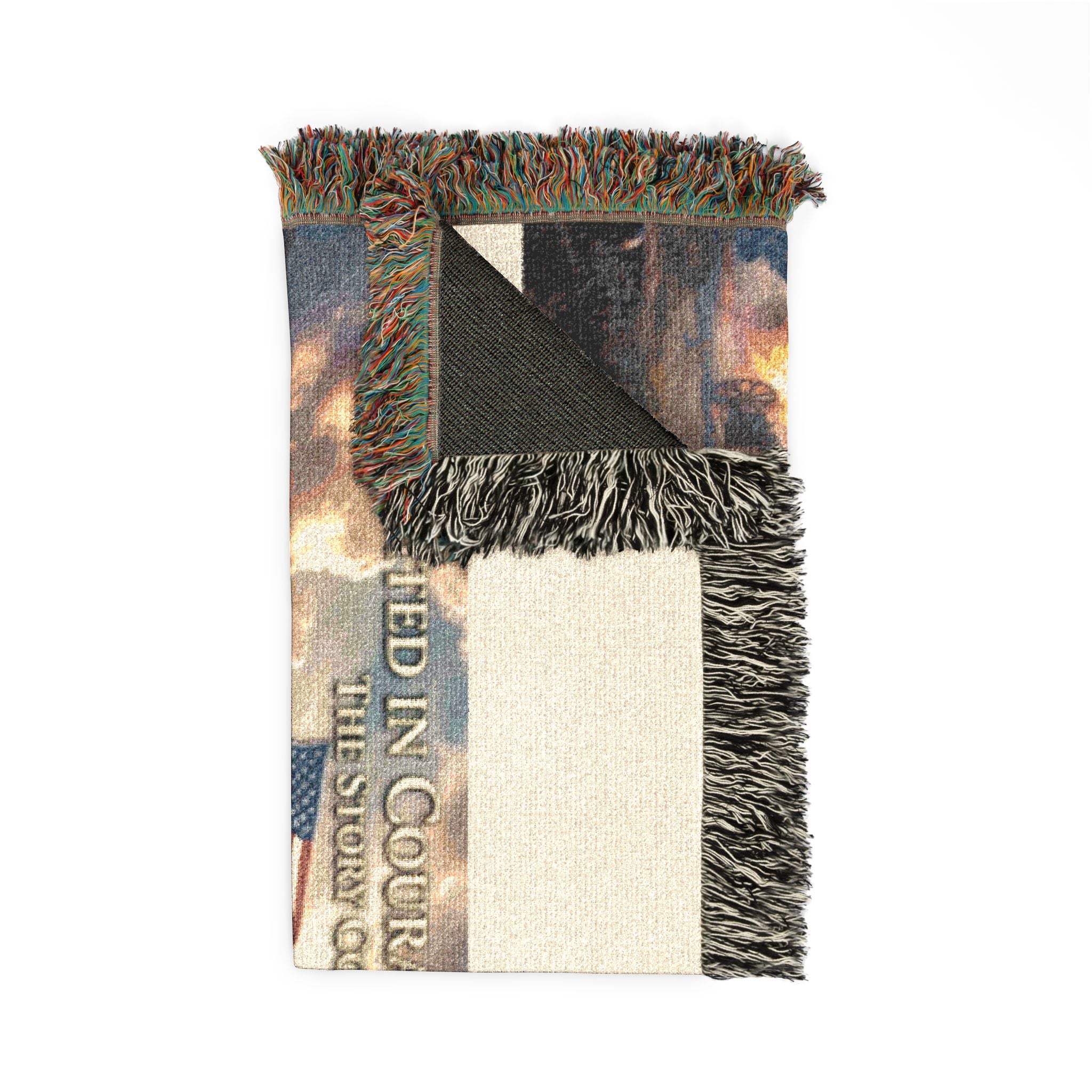 Patriotic Woven Blanket — America's 250th Anniversary | 4th of July