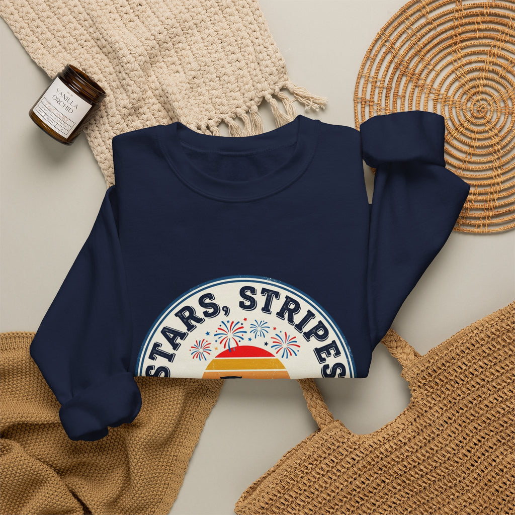 Patriotic 4th of July Crewneck Sweatshirt — 250th Anniversary Design