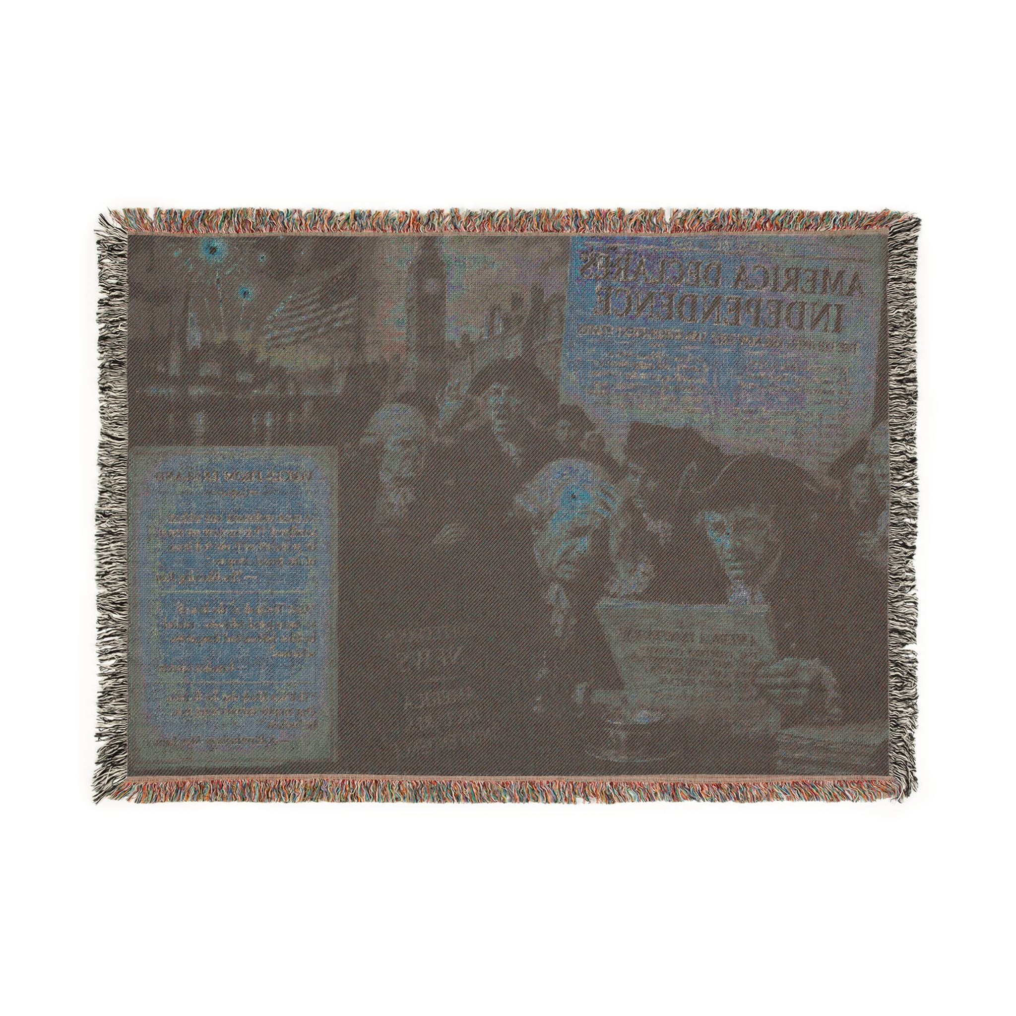 4th of July 250th Commemorative Woven Blanket — Patriot's Pride