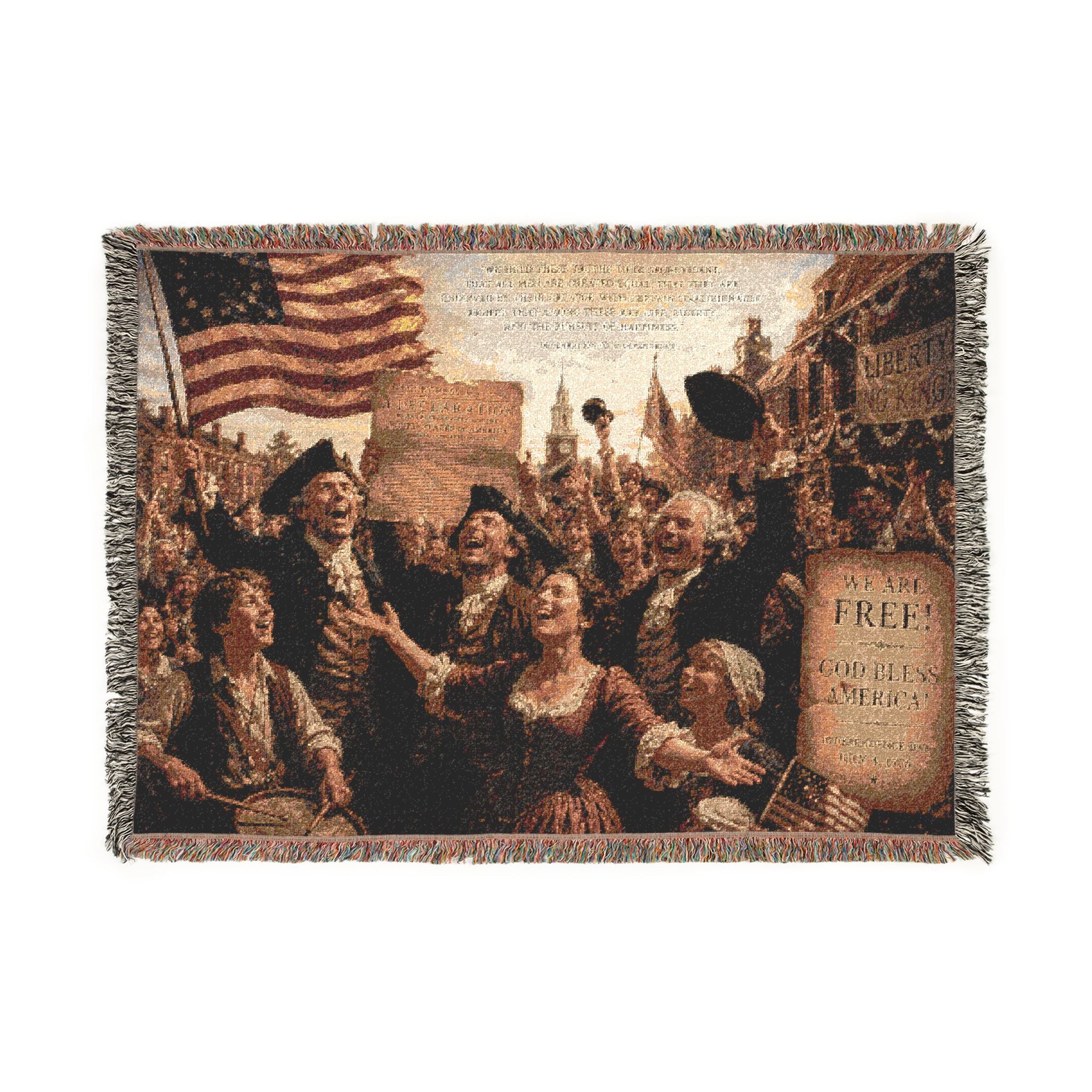 4th of July 250th Commemorative Woven Blanket — Freedom Edition
